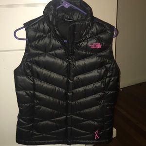 North Face Vest ** Breast Cancer Awareness Edition